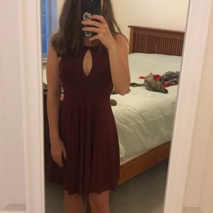 Maroon dress
